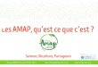 Les AMAP, qu’est ce que c’est · 2017. 7. 25. · Réseau AMAP Auvergne-Rhône-Alpes pole-admin@amap-aura.org Qu’est ce qu’une AMAP ? - Une Association loi 1901 ou une association