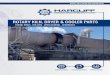 RotaRy Kiln, DRyeR & CooleR PaRts - Harcliff – Mining Services€¦ · • Open gearing – girth gears with tangential plates and pinion shaft assemblies • Gearboxes and couplings