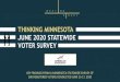 THINKING MINNESOTA JUNE 2020 STATEWIDE VOTER SURVEY · THINKING MINNESOTA: JUNE 2020 POLL | 7 Support Oppose Minneapolis –St. Paul 56% 38% Twin Cities Suburbs 27% 68% Northeast