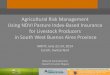 Agricultural Risk Management Using NDVI Pasture Index ...iarfic.org/IARFIC_2014/downloads/pe/Miguez.pdf · Based on satellite imagery to measure the Normalized Difference Vegetative