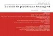 social & political thought · 2015. 7. 8. · interview for Studies in Social and Political Thought. I would like to start with a short overview of what you do at the moment. Our