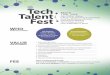 March Talent Fest - WordPress.com · 2018. 1. 29. · Tech Talent Fest from 2:00PM - 08:00PM College of Engineering & Computing Nova Southeastern University Carl DeSantis Building