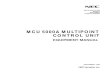 MCU 5000A MULTIPOINT CONTROL UNIT 5000A Equipment Manua… · MCU 5000A Multipoint Control Unit General Description Manual 1: GENERAL A: Overview 1.01 The MCU 5000A is a network control