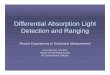 Differential Absorption Light Detection and RangingDifferential Absorption Light Detection and Ranging Recent Experiences in Emissions Measurement Cary Secrest, US EPA Office of Civil