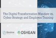The Digital Transformation Mandate vs. Cyber Strategy and ...€¦ · •Consumerized Rapid Prototyping. Contextual Experience •Behavioral Authentication •Digital Genotyping •The