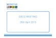 EBCC MEETING 26th April 2013 - Amazon Web Services ...¢  ¢â‚¬¢ EBCC submitted a formal response to the