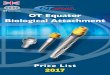 OT Equator Biological Attachment - OT Implant - OT Implantotimplant.com/.../28/OTIMPLANTprice-list17eng-low.pdf · ABUTMENT Kit contains: 1 extragrade castable abutment 1 titanium