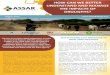 HOW CAN WE BETTER UNDERSTAND AND MANAGE THE … · The five-year (2014-2018) Adaptation at Scale in Semi-Arid Regions (ASSAR) project uses insights from multi-scale, interdisciplinary