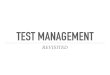 TEST MANAGEMENT · COACHING TASKS Test Strategy with MindMaps Risk Based Testing Analysing a Story Test Strategies ... Anne-Marie Charrett amcharrett@testingtimes.com.au mobile: +61410560923