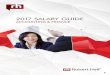 2017 SALARY GUIDE · temporary-to-hire arrangements to evaluate workers before offering a full-time position. WHERE THE JOBS ARE Accounting and finance Companies are hiring accountants