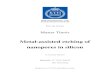 Master Thesis - DiVA portal872455/FULLTEXT01.pdf · This thesis project deals with developing a methodbased onwet chemical etching of , nanopores into a silicon membrane, utilizing
