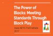 The Power of Blocks: Meeting Standards Through Block Play 2017 copy of Iowa AEYC Block Presentatio… · Blocks: Meeting Standards Through Block Play Iowa AEYC Fall Institute 2017