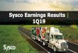 Sysco Earnings Results | 1Q19sysco-ir.prod-use1.investis.com/~/media/Files/S/Sysco-IR/documents… · France, including our ability to leverage the size and scale of these businesses