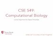 CSE 549: Computational Biology - GitHub Pages · n 0 0 3 5 0 0 2 19 21 23 22 24 Score(match) = 10 Score(mismatch) = -5 Score(gap) = -7 * Note: this table written top-to-bottom instead