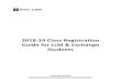 2018-19 Class Registration Guide for LLM ... - NYU La LLM... · COURSE LOAD ... To register for clases, all NYU Law students use our Course Bidding System (“COURSES”). COURSES