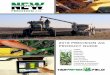 2018 PRECISION AG PRODUCT GUIDE - NEW Coop...VIDEO planting HARVEST application display guidance & Steering software video monitoring water management WEIGHT GPS DRone 1. AG CAM •
