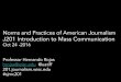 Norms and Practices of American Journalism€¦ · Norms and Practices of American Journalism J201 Introduction to Mass Communication Oct 24 -2016 Professor Hernando Rojas hrojas@wisc.edu