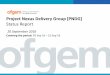 Project Nexus Delivery Group [PNDG] · Programme Status: Programme Trend: Since: No Change in Status Decrease in severity since previous report Overall RAG Commentary: Programme Status