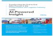 AI-Powered Insight... · Sales Process in the Transportation and Logistics Industry EXECUTIVE BRIEF with DISRUPTION IN THE T&L INDUSTRY The Transportation and Logistics (T&L) industry