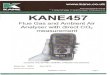 Kane 457 operating manual - Gas & Environmental Services Ltd · recalibrated by a Kane authorised repair centre. If an inlet temperature probe (optional) is connected into the T2