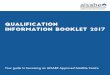 Qualification Information Booklet 2017 - AISABE€¦ · • Certificate in Information Security Management Principles (CISMP) *ISACA membership is not mandatory and students will