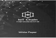 IoT Chain - Site Title · and application rather than network. Hence, innovation of application is the core of IoT’s development and creation centered on user experience is the