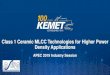 Class 1 Ceramic MLCC Technologies for Higher Power Density ... · efficiency and high-density power applications. •KONNEKT™ U2J capacitors enable a low-loss, low-inductance package
