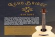 Built to our exacting specifications, Echo Bridge ... · features for the advancing guitarist. All Echo Bridge Headliner Series Guitars come with the following standard features: