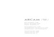 FMJ PI E - Arcam Manual/p1e_manual.pdf · P1 power amplifier. The handbook is designed to give you all the information you need to install and use these products. The C30 is described