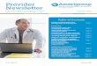 Provider ewsletter...Provider ewsletter NJ-NL-0462-20 October 2020 October 2020 Table of Contents COVID-19 information from Amerigroup Community Care Page 2 Medicaid: 21st Century