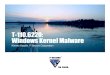 T-110.6220 Kernel Malware · • Storm, Srizbi, Pandex, various banking trojans and password stealers • Over half of the biggest spam botnets are kernel malware! [1] April 1, 2009