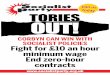 join us today TORIEs OUT! - secure.socialistparty.org.uk · join us today. Corbyn Can win with soCialist poliCies nationalise the banks, railways and utilities For the millions not