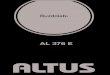AL 376 E - Altusdownload.altus.com.tr/Download.UsageManualsAltus/... · İkinci kat sebzelik 14. Soğutucu Bölme cam rafları 15. Soğutucu Bölme iç aydınlatması 16. Şişe rafı