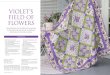 VIOLET’S FIELD OF FLOWERSstatic.emgcloud.net/elaines_xmas_offers/002_Violets...2 patchworkandcraft.com.au patchworkandcraft.com.au 3VIOLET’S FIELD OF FLOWERS The beautiful fabrics