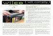 Wilco Spring 2011 - Thompson & Partners€¦ · profitability, cash flow and performance in critical operational areas. Don’t just run the monthly reports and file them, analyse