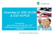 Overview of ICD-10-CM & ICD-10-PCS166.78.170.144/sites/default/files/Why ICD-10.pdf · 2013. 10. 24. · Overview of ICD-10-CM & ICD-10-PCS. Presented By: Stacey Chevious, BA, AHI,
