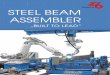 ZEMAN – Steel Beam Assembling Technology SBA – Build to Lead€¦ · Build to Lead painting! The SBA Compact model has been designed to increase beam assembly and welding capacity