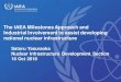The IAEA Milestones Approach and Industrial Involvement to ...is.gliwice.pl/sites/default/files/konferencje/sesja...The IAEA Milestones Approach and Industrial Involvement to assist