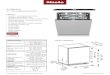 G 7596 SCVi 24” Fully Integrated Dishwasher, K2o Material ......G 7596 SCVi 24” Fully Integrated Dishwasher, K2o Material# 11388280 UMRP - $2,499 Retail - $2,599 SPECIFICATIONS