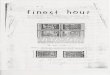 Nl , fi nes+ hour FINEST HOUR I If not, this is your last issue of "Finest Hour" until receipt of your