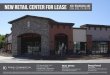 New Retail Center for Lease 1601 Branham Lane San Jose, CA … · 2017. 8. 4. · 1601 Branham Lane New Retail Center for Lease San Jose, CA 95118 Prime Commercial, Inc. has obtained