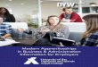 Modern Apprenticeships in Business & Administration ...€¦ · Modern Apprenticeship in Business Administration SCQF level 6 This framework combines Core Skills, an Enhancement and