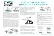 PINCH VALVES AND PRESSURE SENSOR’Sliterature.puertoricosupplier.com/002/UB1444.pdfsleeve to resume full normal flow position. APPLICATION Cla-Val CVPS Pressure Sensors offer a proven
