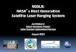 NGSLR: NASA sNextGeneraon SatelliteLaserRangingSystem · SLR generates unambiguous centimeter accuracy orbits! Observable: The precise measurement of the roundtrip time-of-flight