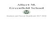 Albert M. Greenfield School€¦ · 2017-2018 Albert M. Greenfield School Student and Parent Handbook ... teaching and learning at Greenfield takes full advantage of Philadelphia's