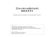 Zentralblatt MATHxb.hznu.edu.cn/xbzk/Upload/docs/msc2010.pdf · Mathematics Subject Classiﬁcation 2010 Zentralblatt MATH Overview 00 General 01 History and biography 03 Mathematical