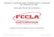 FAMILY, CAREER AND COMMUNITY LEADERS OF AMERICA, INC ... · Georgia FCCLA Competitive Events Policy Manual 5 Updated November 2018 Georgia Organics State Event Competition Guidelines
