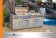 American Outdoor Grill® • 2021 Collection Catalog • RH ... · Constructed from durable Glass Fiber Reinforced Concrete (GFRC) and easily assembled on site, these ... PORTABLE