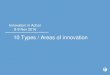 Innovation in Action 8-9 nov 2016 · Larry Keeley, ”Ten types of Innovation”, 2013 4 Innovation Areas s 4-2004 40 % 30 % 20 % 10 % 0 % …even if product innovation is the most