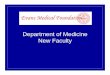 Department of Medicine New Faculty...Department of Medicine, Division of Cardiology Instructor Educational Background: Stanford University School of Medicine Categorical Internal Medicine,